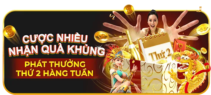 Thưởng nạp lại VIP hàng tuần